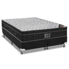Imagem de Cama Box King: Colchão Molas Bonnel Ortobom Nanolastic Airtech Progres