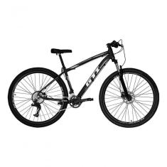 Imagem de Bicicleta Aro 29 Gti Roma 2x9 Freios Hidráulicos Garfo Com Trava 18v Alumínio - Preto/cinza Tam.17