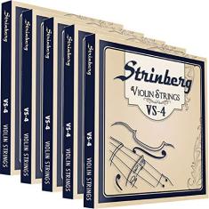 Imagem de Encordoamento Violino Strinberg Tensão Média VS4 - Kit Com 5 Unidades