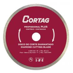 Imagem de Disco De Corte Diamantado Profissional Plus 200mm Cortag.