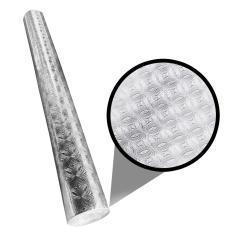 Imagem de Papel Parede Alumínio Impermeável Adesiva Cozinha 40cmx5m