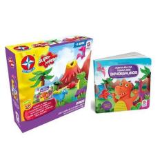 Imagem de Kit Super Massa + Livro Aventura Na Terra Dos Dinos- Estrela