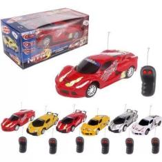 Imagem de Brinquedo Carrinho Carro Controle Remoto Sem Fio Nitro 3 Funções Com L
