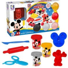 Imagem de Brinquedo Massinha De Modelar Disney Para Crianças Temática Mickey Mou