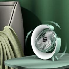 Imagem de Ventilador De Mesa Portátil Colorido Recarregável Rgb -  Idali Life