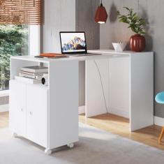 Imagem de Balcão Multiuso 68,4cm c/ Rodízios e Mesa Retrátil BL1000 Art in Móvei