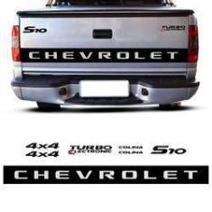 Imagem de Kit Adesivo Emblema S10 Colina 06/08 + Faixa Traseira 