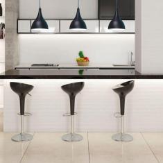 Imagem de Kit 02 Lustres Pendente Gota em Alumínio - Cor  Fosca