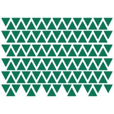 Imagem de Adesivo De Parede Triângulos Verde Escuro 121Un