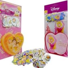 Imagem de Coleção 200 Adesivos + Porta Adesivos Princesas Disney