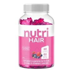 Imagem de Nutri Hair  Suplemento Para Cabelo , Pele E Unhas 60 Gomas - Nutriheal