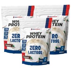 Imagem de 3x Whey Protein Concentrado Zero Lactose 900g New Nutrition