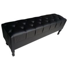 Imagem de Recamier Preto Luiz Xv 150 X 40 - Rbl