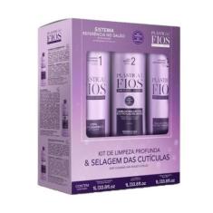 Imagem de Kit Cadiveu Plastica Dos Fios Profissional - 3 X 1 Litro