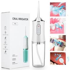 Imagem de Irrigador Oral Jato Dagua Limpeza Profissional 4 Bicos Usb - Bivena