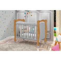 Imagem de Berço Mini Cama Americano AL 3 em 1 Com Rodinhas 3 Reguágens de Altura