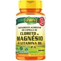 Imagem de Cloreto De Magnésio Pa + Vit B6 800mg 60 Vegan Caps Unilife
