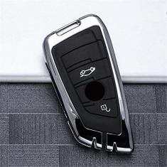 Imagem de TPHJRM Tampa da chave do porta-chaves do carro em liga de zinco, adequado para BMW X1 X5 X5M X6 X6M Série 2/7