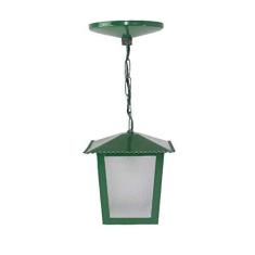 Imagem de Pendente Colonial Quadrado L2C em Aço Verde