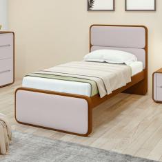 Imagem de Cama Solteiro Loop Tecido Sintético Frassino