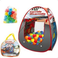 Imagem de Barraca Infantil Dobrável Corrida Divertida + Bolinhas Coloridas - Dm