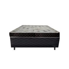 Imagem de Cama Box Casal Colchão Aylla Espuma D33 Acolchões + Box Poliéster 56x138x188