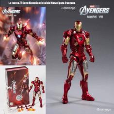 Imagem de Boneco de ação ZT 10th Anniversary Iron Man MK7 VII 18cm