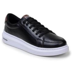 Imagem de Tenis Masculino De Couro Legitimo Casual Social Dia a Dia Cores Modernas Parra Boots-Masculino