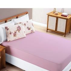 Imagem de Jogo Lençol Solteiro 2 peças 100% Algodão Malha Penteada Quality