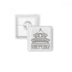 Imagem de China Architecture Temple of Heaven teclado mecânico PBT kit de atualização para jogos