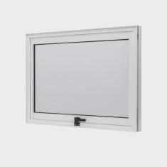 Imagem de Janela de Aluminio Maxim-ar 60x60cm Vidro Boreal Cristal Ramassol