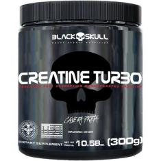 Imagem de Creatina Turbo Monohidratada Com Carbo 300G Black Skull