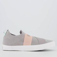 Imagem de Tênis Coca Cola Meet Knit Feminino Cinza e Rosê-Feminino