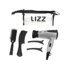 Imagem de Secador De Cabelo Lizz Professional Classic Mini - Prata Para Viagem D