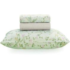 Imagem de Jogo De Cama Karsten Natalie 160 Fios 3 Peças Solteiro Bege