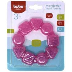 Imagem de Mordedor Multiformas Rosa Com Gel Buba Livre De BPA
