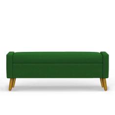 Imagem de Recamier Bau Paris 1,60m Suede Verde - Inova Decor