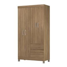 Imagem de Guarda Roupa Solteiro Lótus 4 Portas E 2 Gavetas Amêndola - Demóbile Amêndola