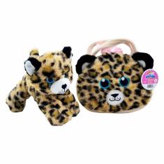 Imagem de Pelúcia com Bolsinha - Puppies Friends - Oncinha - Toyng