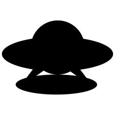 Imagem de Adesivo de Parede Lousa Ovni