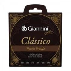 Imagem de Encordoamento Giannini Violão Nylon Tensão Pesada Classico