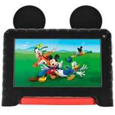 Imagem de Tablet Infantil Multi Mickey NB413 Wi-Fi, Tela de 7”, 64GB, 4GB de RAM*, Android 13 Go, Processador Quad- Core