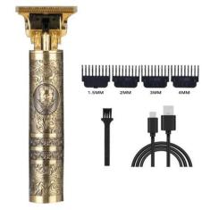 Imagem de Maquina Cortar Aparar Cabelo E Barba Profissional Usb Metal - Shopdape