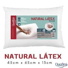 Imagem de Travesseiro Látex Natural Baixo 65x45x13cm - Duoflex