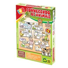 Imagem de Quebra cabeça conhecendo os animais com 30 peças - iob - 164