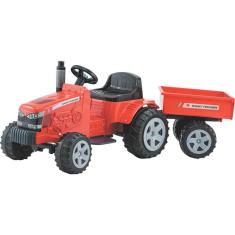 Imagem de Tratorzinho Eletrico Biemme Massey Ferguson Com Caçamba 6V