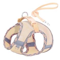 Imagem de Conjunto de coleira e coleira para cães, sem puxão, ajustável, refletivo para cães pequenos e médios, fácil de caminhar, para treinamento de caminhada ao ar livre, para cães extrapequenos, filhotes e