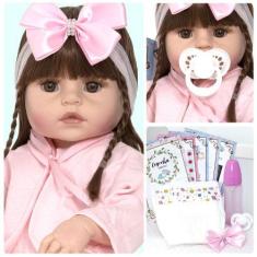 Imagem de Boneca Reborn De Silicone Que Pode Dar Banho - Cegonha Reborn Dolls