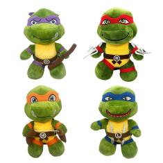 Imagem de Pelucia Tartaruga Ninja Raphael Leonardo 26Cm Escolha