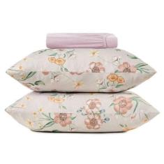 Imagem de Jogo De Cama Solteiro 2 Pçs Malha Lilys Altenburg